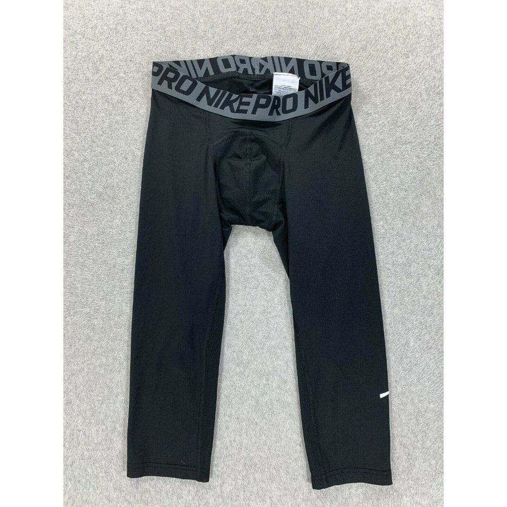 Nike Pro Compression 3/4 Length Tights Pants‎ (Women's Medium) Black